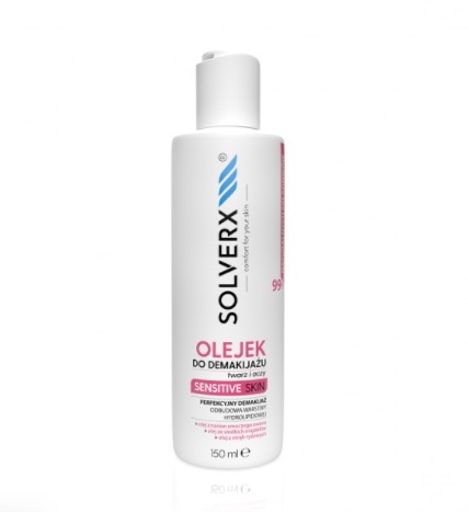 Solverx Olej na odlíčenie citlivej pleti 150 ml