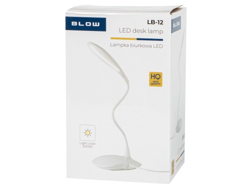 LED STOLNÁ LAMPA NOČNÁ SILA SILNÝ HUSÍ KRK FLEXIBILNÝ USB BIELY