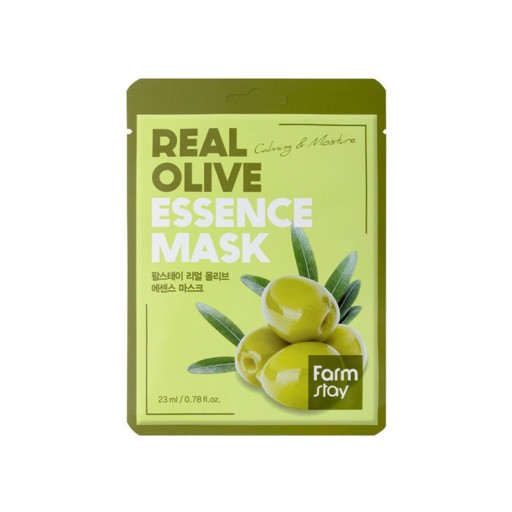 Farmstay Real Olive Essence Mask 23 ml so zelenou olivou