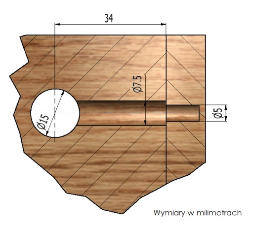 50x Excentrický nábytkový konektor fi15 pre 12mm dosku