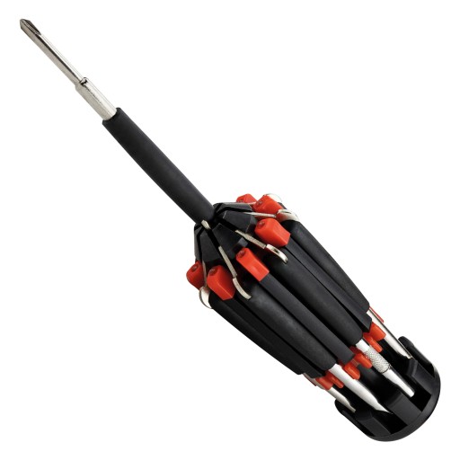 Multifunkčný skrutkovač 8v1 s LED baterkou