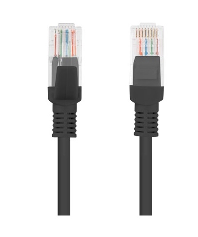 PATCHCORD CAT.5E U/UTP 15M BLACK LANBERG RJ45