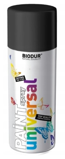 BIODUR Spray 400ml Ral9005 Lesklá čierna