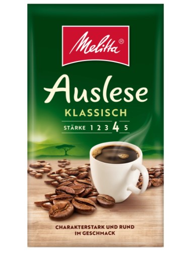 Melitta Auslese Klassisch mletá káva 500g