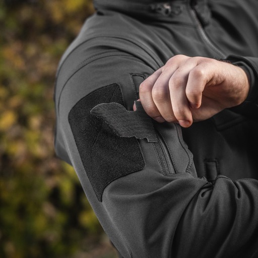NÁŠIVKA ZNAKU BAD BOY, SVIETEĽNÝ VELCRO M-TAC, ČIERNA