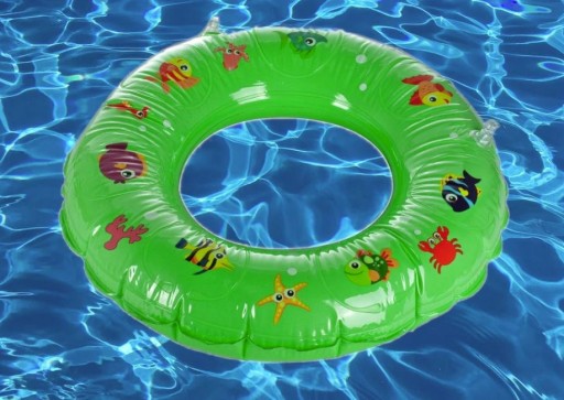 NAFUKOVACIE KOLESO NA DETSKÝ PLÁVACÍ PONTONOVÝ KRUH 75cm