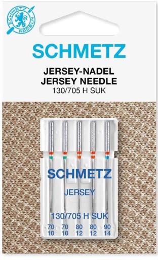 SCHMETZ POLPLOCHÉ JERSEY IHLY SUK MIX 70-90 5 KS.