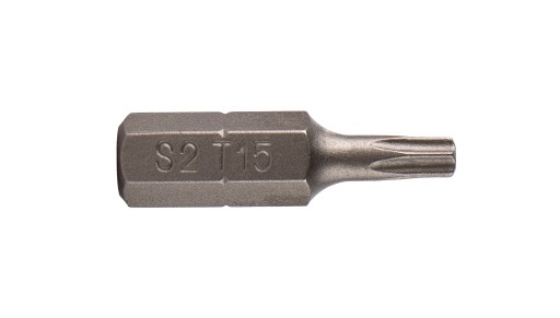 TORX 15 skrutkovacie bity 25mm 2 ks TX15 magnetické Klimas