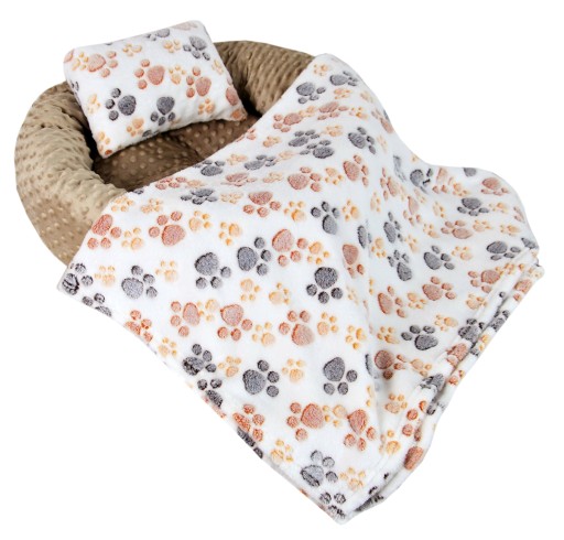 LuxTextil LÁTKOVÉ PLETENÉ FLEECE HRUBÉ VZORY šírka 160 cm, 300g ŠEDÉ NOHY