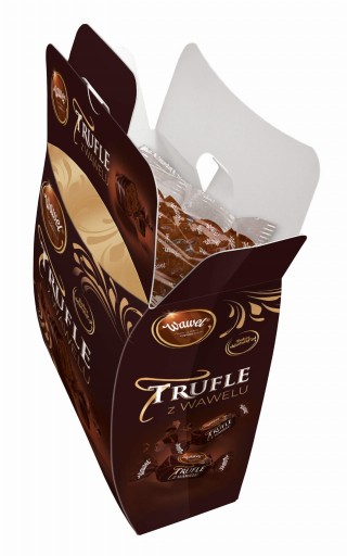 Hľuzovky z Wawelu 250g čokoládové bonbóny s rumom