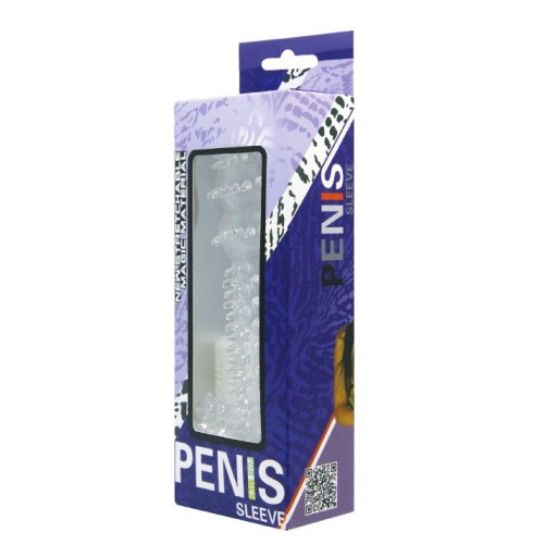 Čiapka s jazykom a výstupkami - Penis Sleeve