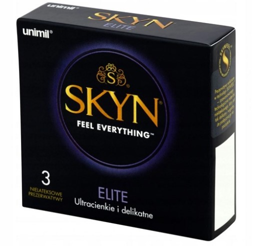 Unimil Skyn Elite Ultratenké kondómy 3 ks