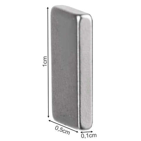 NEODYMOVÝ MAGNET SADA SILNÝCH MAGNETOV 10 ks TANIER 10x5x1 mm