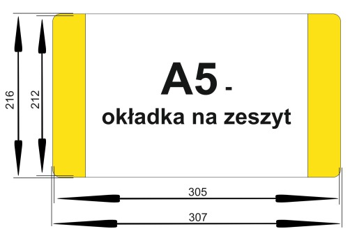 OBÁLKA NA ZÁPISNÍK A5, 1KS, FAREBNÉ ORÁMENIE