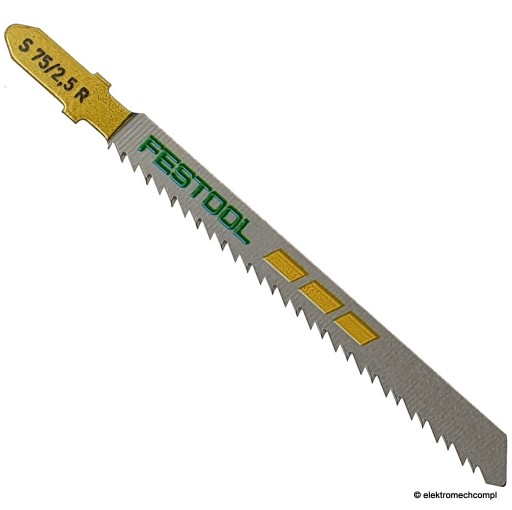 List do priamočiarej píly FESTOOL WOOD FINE CUT S 75/2,5 R zubov DOWN