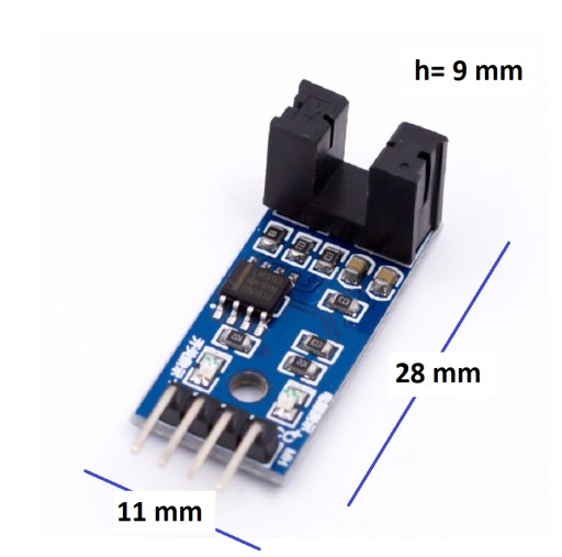 Gap Sensor Optočlen 5mm LM393 Arduino