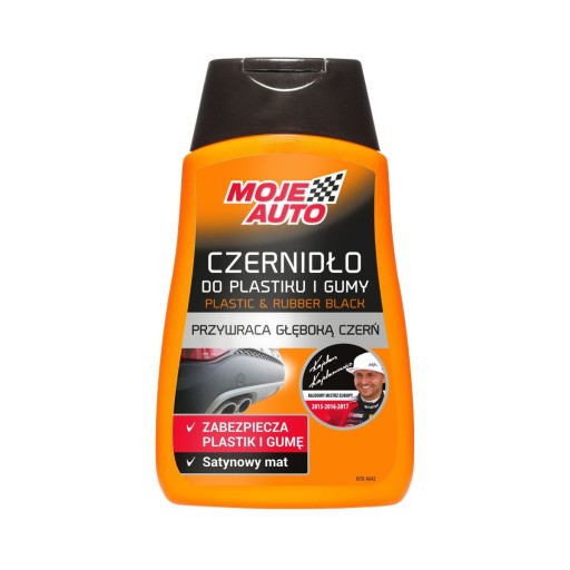 ČIERNY PROSTRIEDOK NA PLASTY A GUMU 250ML / MOJE AUTO