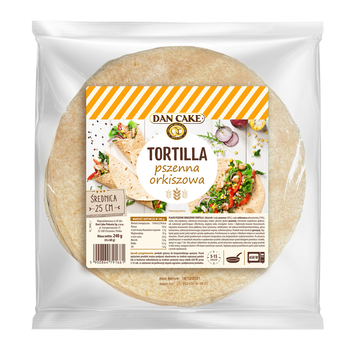 DC Špaldová pšeničná tortilla 240g 25 cm