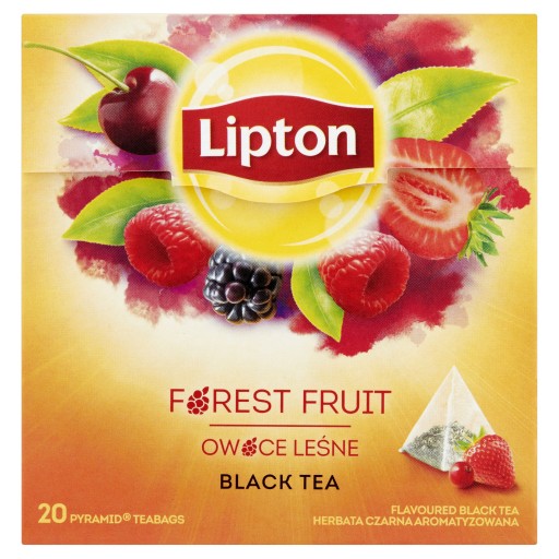 Lipton Fruits of the Forest ochutený čierny čaj pyramídy 20 ks 34g