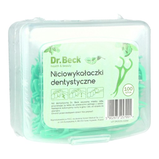 MINT DENTAL THROSS PICKS balenie 100 ks.