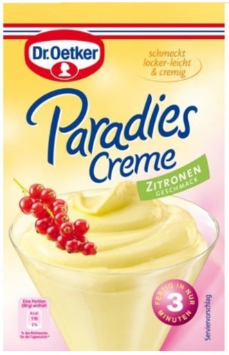 DR OETKER PARADIES CREME ZITRONEN 72,5g Z NEMECKA