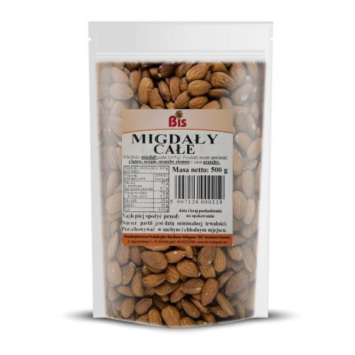 MANDLE CELÉ 500g VEĽKÉ