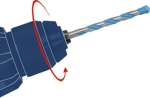 VŔTAČKA univerzálna 4mm 40x75 Bosch EXPERT CYL-9