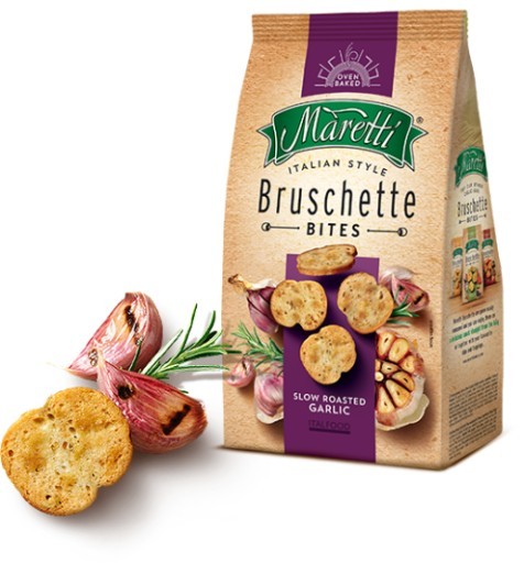 BRUSCHETTE CHIPS MARETTI Cesnak/cesnak 70G