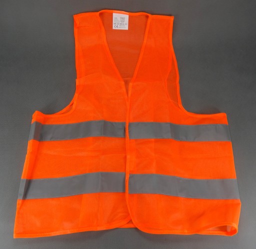 ORANŽOVÁ VÝSTRAŽNÁ VESTA