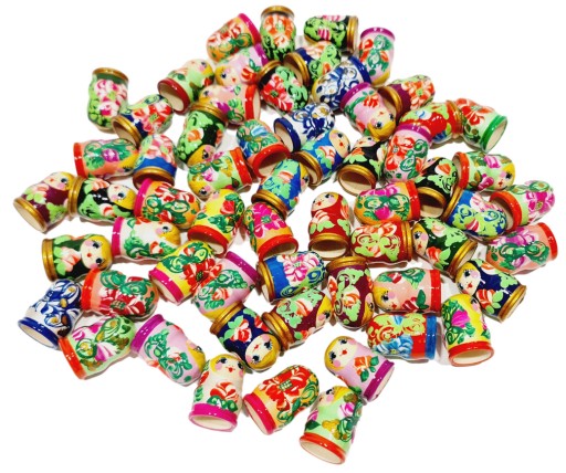 MATRIOSHKA NÁPRSTEN BABIČKA RUČNE MAĽOVANÝ FARBAMI