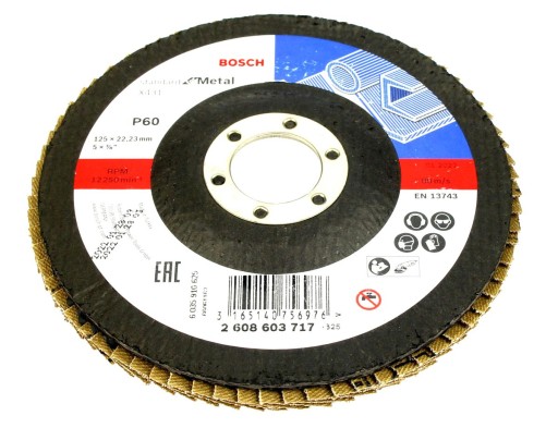 BOSCH KOTOUČ KLAPKA 125mm GR.60 NA KOV