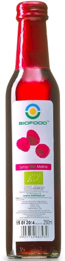 Bio malinový sirup 250ml Bio Food