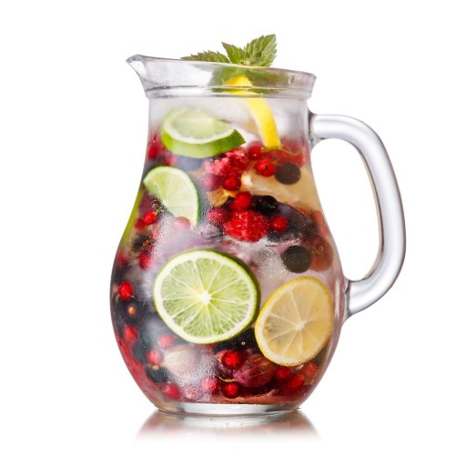 NÁPOJE džbán, džús, limonáda, voda, pohár, 0,5L