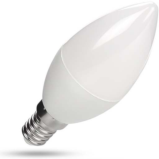 VÝKONNÁ JASNÁ LED ŽIAROVKA E14 10W ÚSPORA ENERGIE 800lm 4500K NEUTRÁLNA BIELA