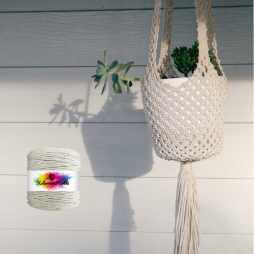 Prírodná bavlnená šnúra Macrame 200m 3mm