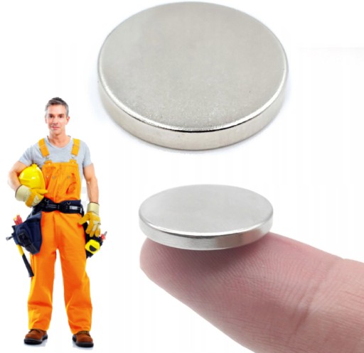 Neodymový plochý magnet 20x3 mm, silné magnety