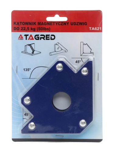 UHOLNÝ DRŽIAK MAGNETICKÝ ZVÁRACÍ DRŽIAK 22,5kg