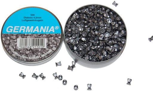GERMANIA DIABOLO VZDUCHOVÉ ZVONKY 4,5MM 500 KS