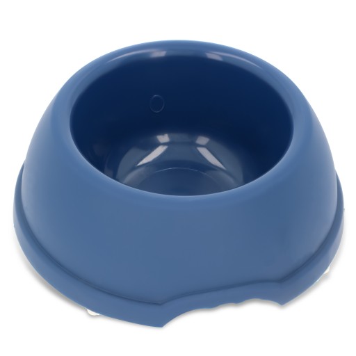 Plastová miska pre psov S, 0,38L, námornícka modrá, priem 17 cm,