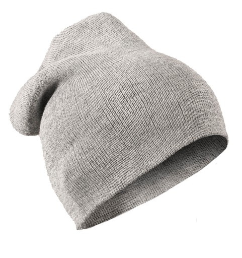 DVOJITÁ ZIMNÁ ČIAPKA SVETLO SIVÁ unisex ARCTIC Promostars R. UNI