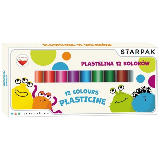 OKRUHÁ PLASTIKA 12 INTENZÍVNYCH FARIEB MONSTER