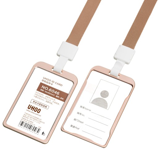 Vertikálne obojstranné puzdro na ID odznak 6046