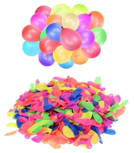 Vodné bomby Colorful Balloons 500ks vodný balón