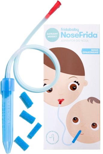 NOSEFRIDA FRIDA NOSÁLNY ASPIRÁTOR HRUŠKOVÁ ČERPADLO + 4 FILTRE