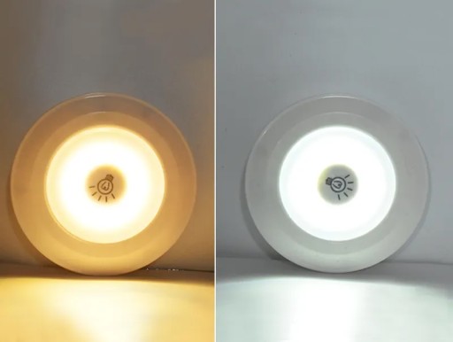 3x COB LAMPA BEZDRÔTOVÁ SAMOLEPIACA BATÉRIOVÁ LAMPA 2 REŽIMY + DIAĽKOVÉ OVLÁDANIE