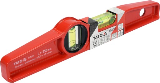 YATO TRAPÉZOVÝ LEVEL 250 MM HLINÍKOVÝ MAGNET