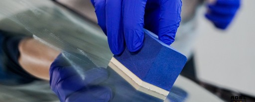 ADBL Glass Cube Felt Pad na leštenie skla