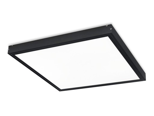 POVRCHOVÁ montážna sada pre panely 60x60 FRAME, čierna západka ECOLIGHT