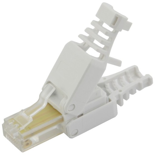 RJ45 kat.5E UTP zástrčka, bez náradia, 8p8c