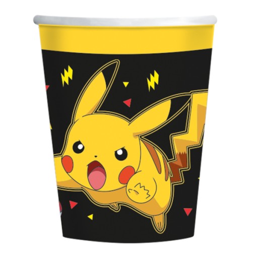 Papierové poháre Pikatchu 237 ml